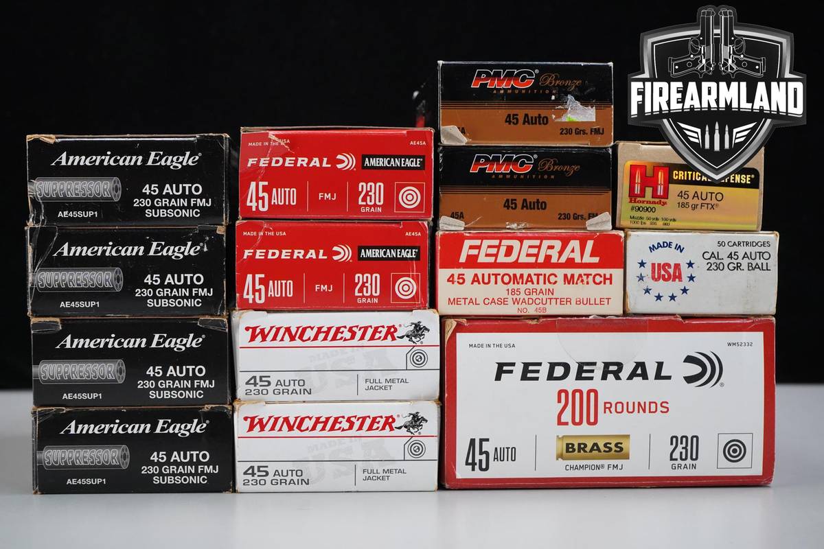 820 RDS! 45 ACP Ammo 45ACP