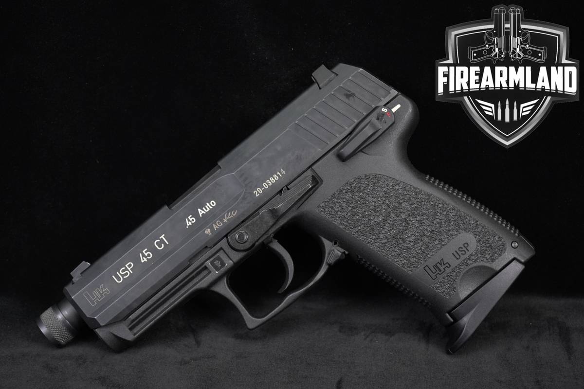 RARE 2006 Heckler & Koch H&K USP Compact Tactical V1 45 ACP THREADED DA/SA
