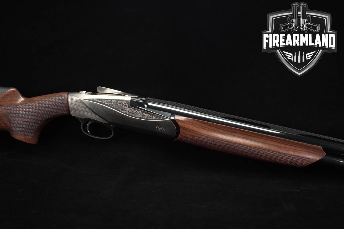 LIKE-NEW Benelli 828U Field AA-Grade 12-Gauge 28" Skeet O/U Satin Nickel