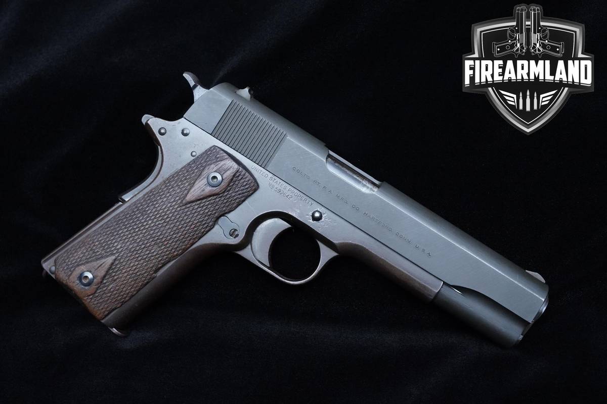 ANTIQUE 1918 C&R Colt 1911 USGI 45 ACP 5" Parkerized 1911 Colt +HOLSTER