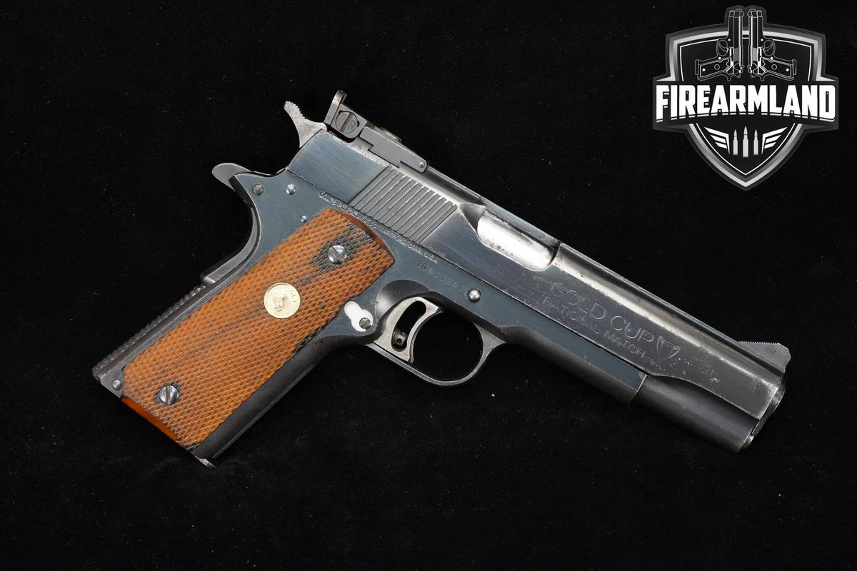 1978 Colt MK IV/ Series 70 Gold Cup National Match 45 ACP 5" Blued Colt