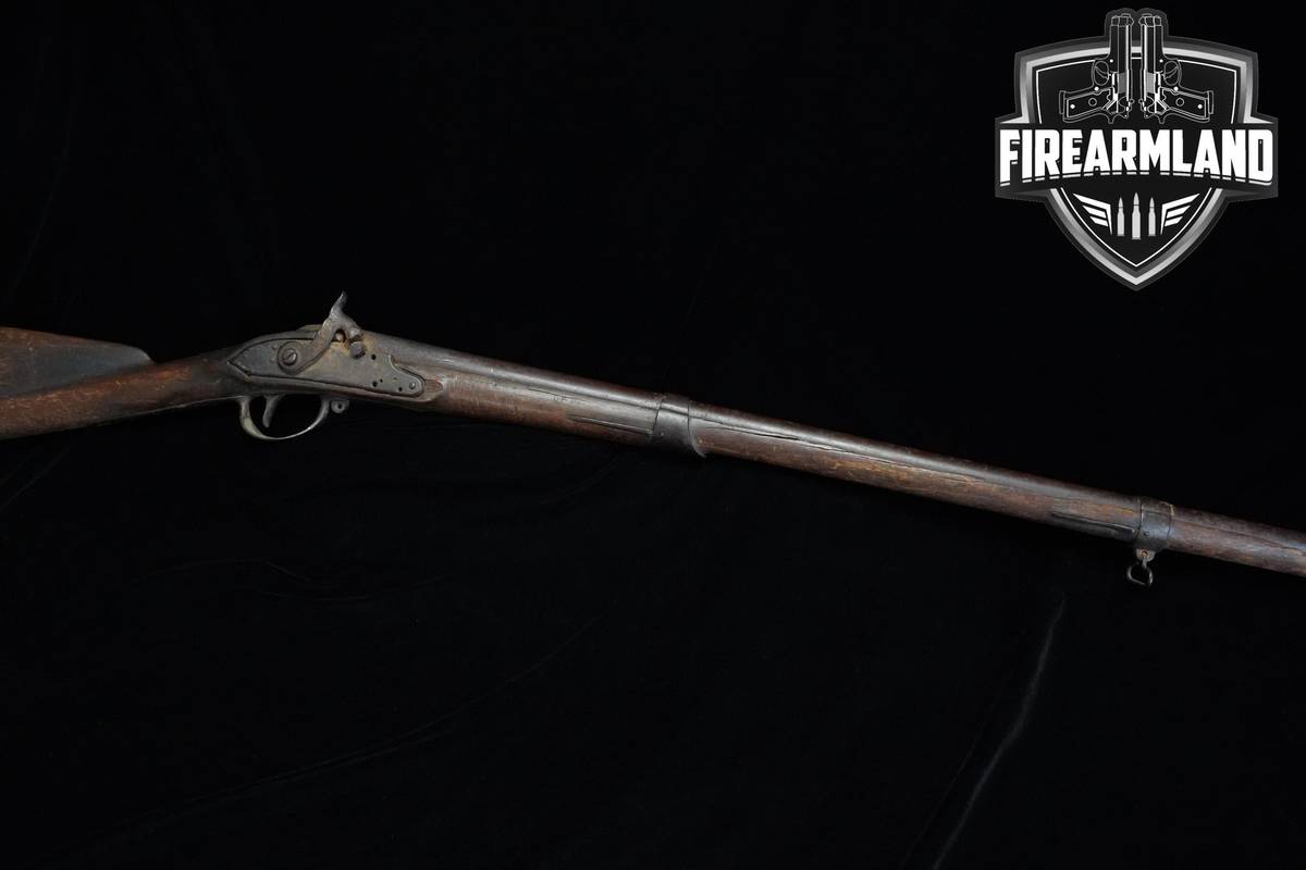Unknown Percussion Musket Broken Wall Hanger Unknown 43" Percussion-Musket