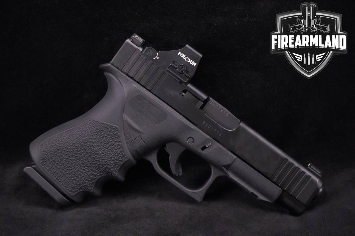 Glock 48 MOS Slimline 9mm 4.17" G48 G-48 +HOLOSUN 507K-GR X2 & BBL/COMP