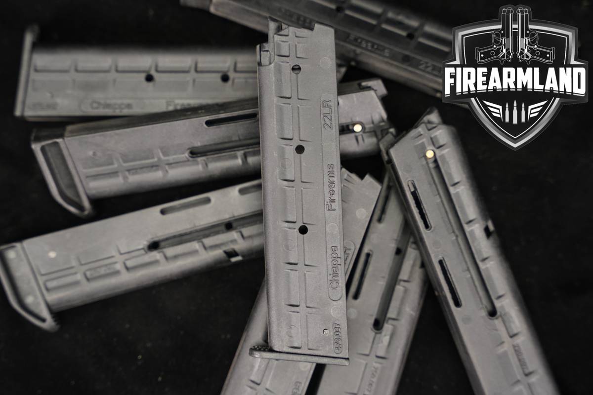 EIGHT (8) Chiappa Firearms 1911-22 10-Round Magazines LR Mags