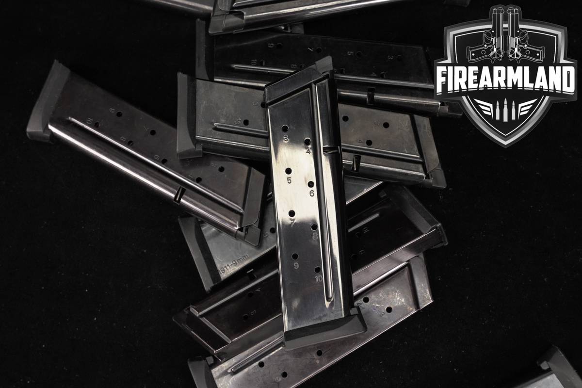 1911 TEN (10) 10x Round Magazines 9mm Luger Mags