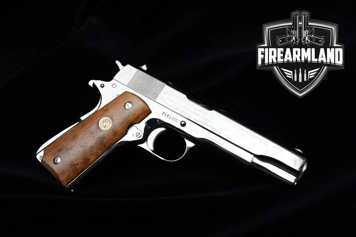 ORIG CASE Colt 1911A1 Gov't WWII European Theater Commemorative 45 ACP Colt
