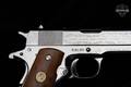 1970 Colt 1911A1 Gov't WWII European Theater Commemorative .45 ACP Nickel Plating in Excellent Condition Image 3