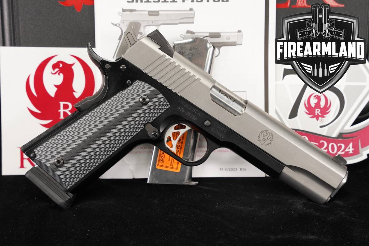 Ruger SR1911 Lightweight Government 45 ACP SR-1911 5 +2 MAGS & ORIG CASE