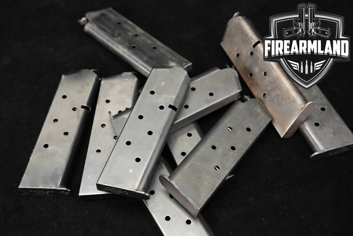 TEN (10) 1911 7-Round Magazines .45 ACP Mags