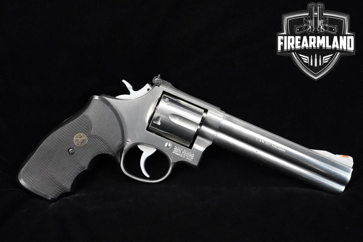 Smith & Wesson (S&W) 686-3 357 Magnum 6" Stainless Steel S&W DA/SA