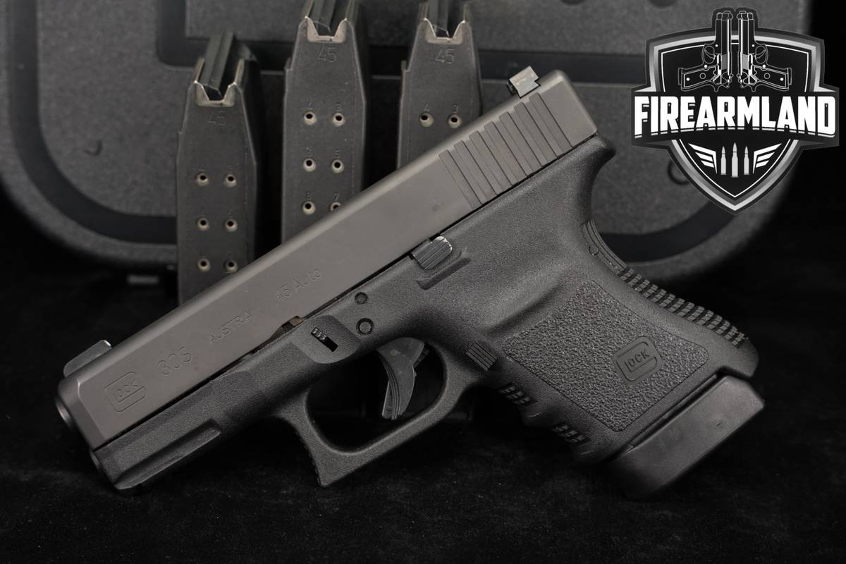 Glock 30S G30S 45 ACP 3.78" +4 MAGS & ORIG CASE