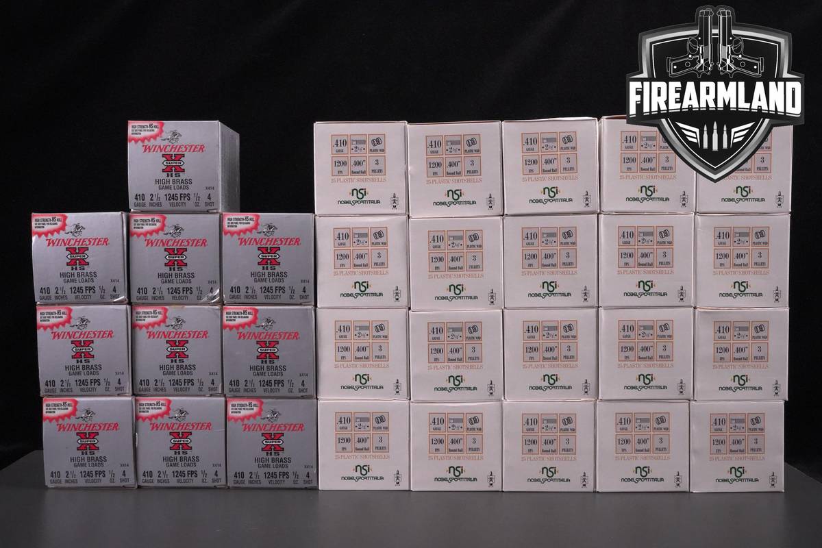 410-Gauge Ammo 410 GA Ammunition 750 ROUNDS