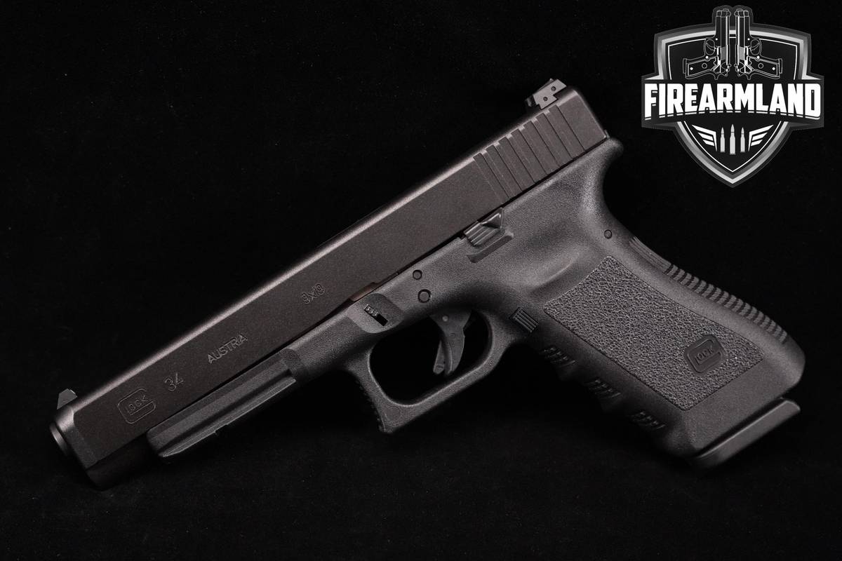Glock 34 Gen 3 9mm 5.31" Glock G34 G-34 Gen-3 +5 MAGS & ORIG CASE