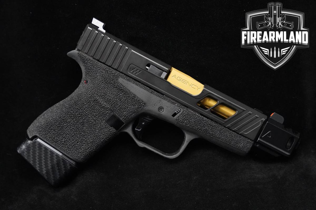 JAGERWERKS AGENCY ARMS Glock 43 9mm 3.75" Glock-43 +2 MAGS, CASE & HOLSTER