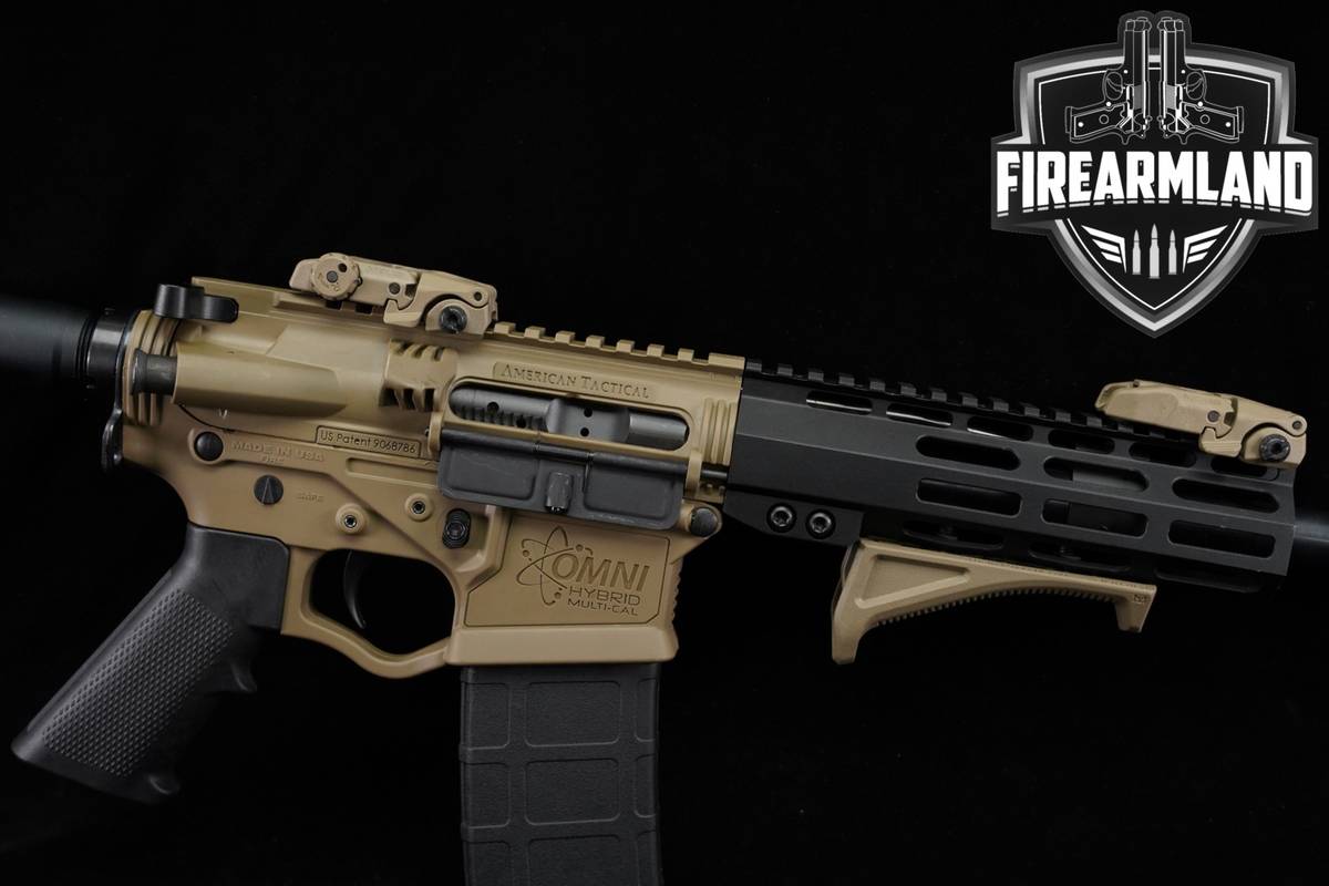 American Tactical Omni Hybrid P4 MAXX 300 Blackout AR-15 AR15 7.5" FDE