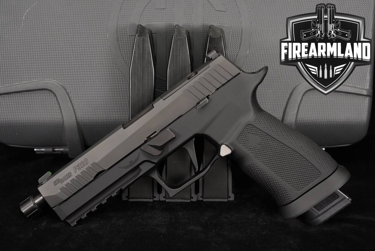 Sig Sauer P320 X-Series 9mm P 320 SilencerCo THREADED +4 MAGS & ORIG CASE