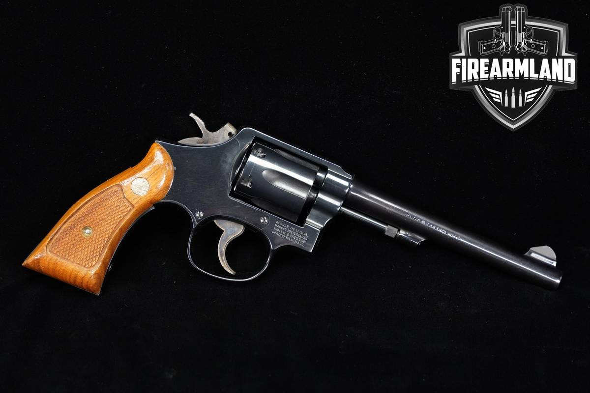 1980'S Smith & Wesson S&W Model 10-7 38 Special 6" Blued DA/SA Revolver