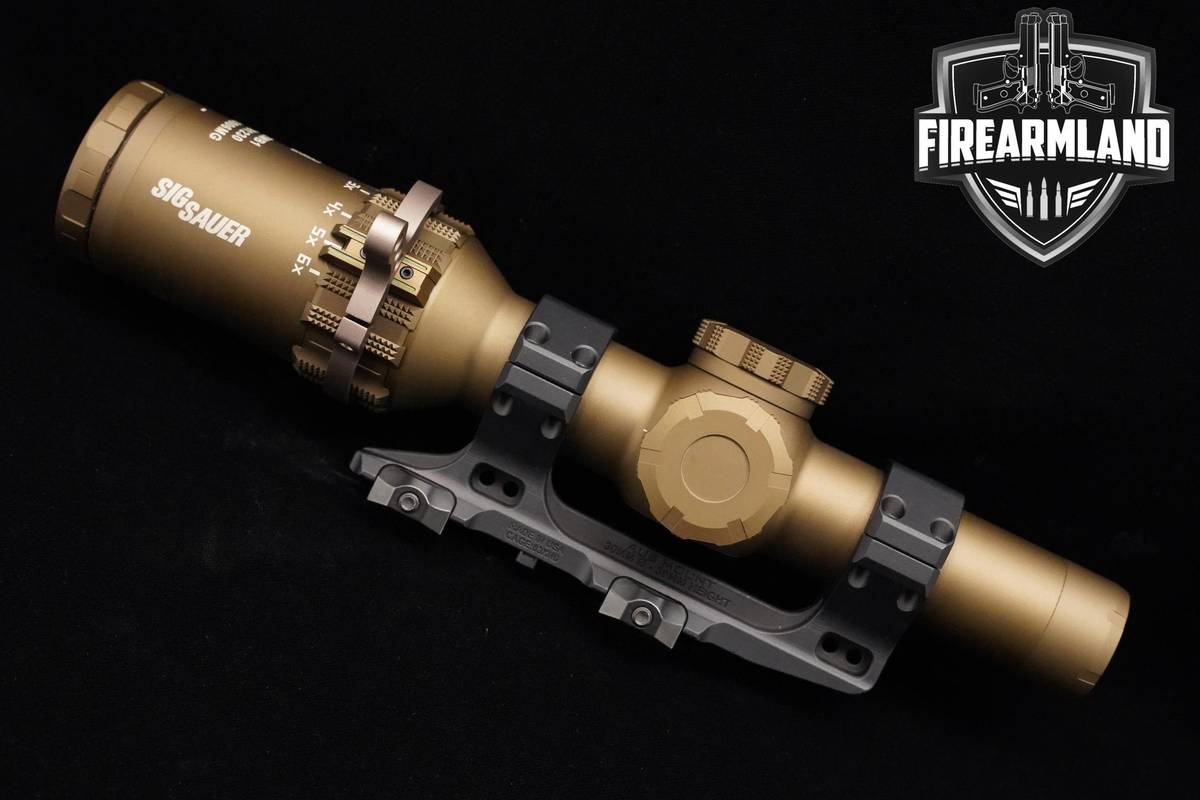 Sig Sauer TANGO6T 1-6x24 FL-6 HELLFIRE Illuminated Reticle SFP LPVO OPTIC