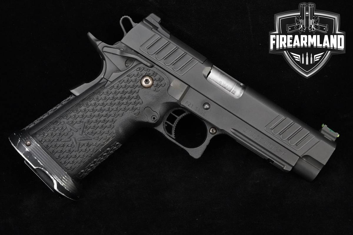 Staccato (STI) P 9mm 1911 4.4" Staccato P MATCH 2011 6MAGS & ORIG CASE