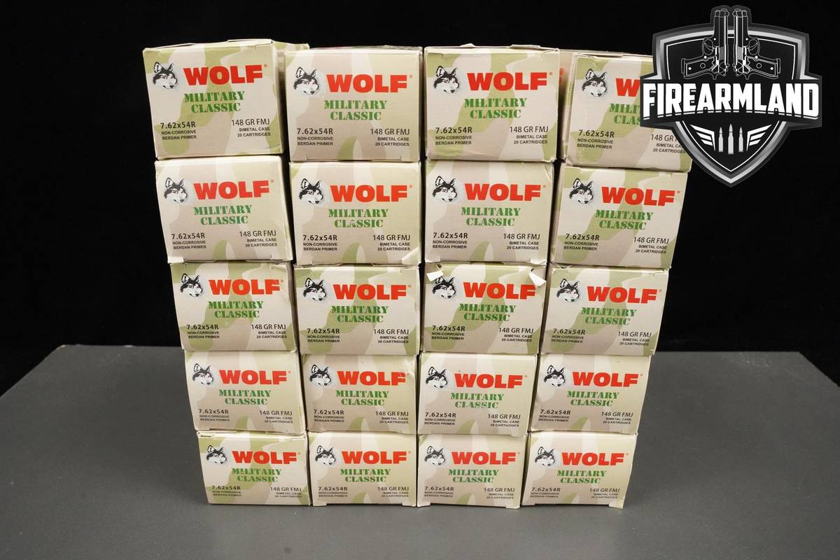 7.62x54R Ammo 7.62x54R Ammunition 400 ROUNDS