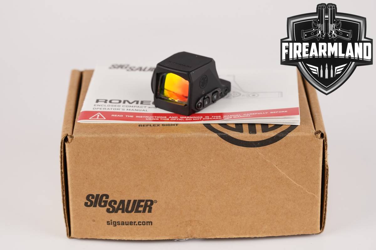 Sig Sauer Romeo-X Compact Reflex Red 2 MOA Dot 32MOA Circle Enclosed-Optic