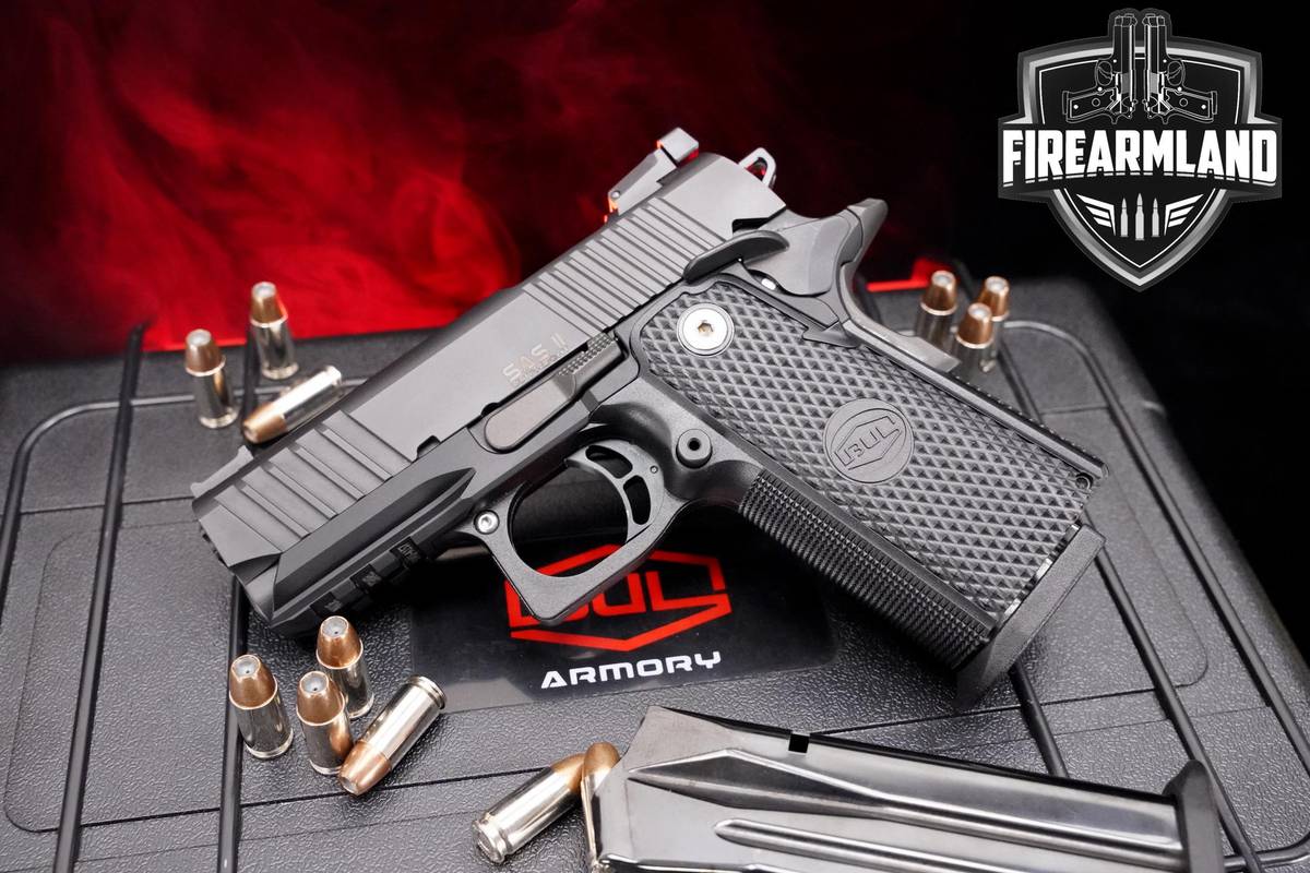 GRAIL GUN! BUL Armory SAS II Ultralight 9mm BUL SAS-II UL 2011+ORIG CASE