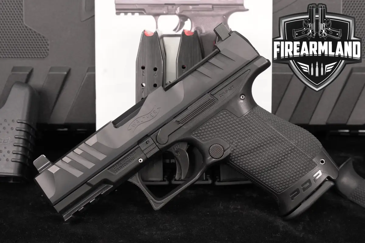Walther PDP Compact Optics-Ready 4" 9mm +FOUR MAGS & ORIG CASE