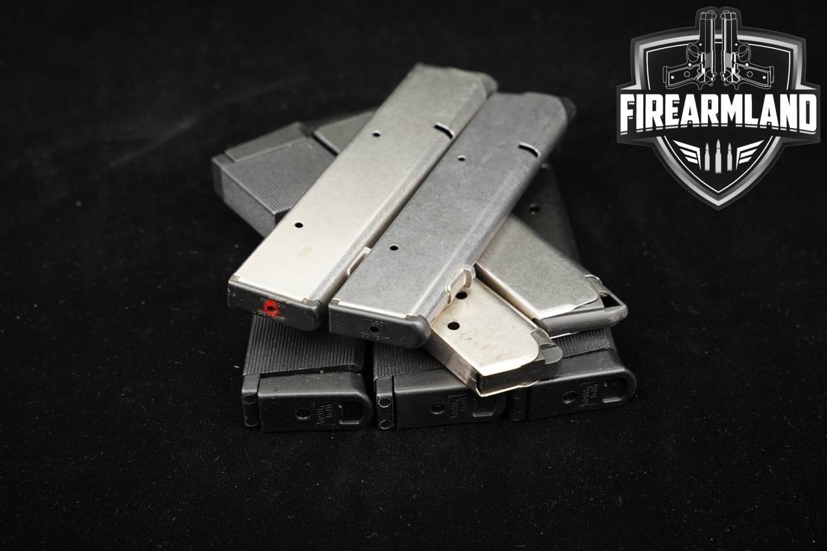 SEVEN (7) 1911 10-Round Magazines .45 ACP Mags