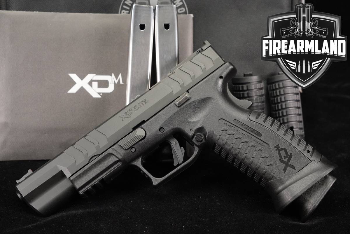 Springfield Armory XD-M Elite Precision 9mm 5.25" XDM +3 MAGS & ORIG BOX