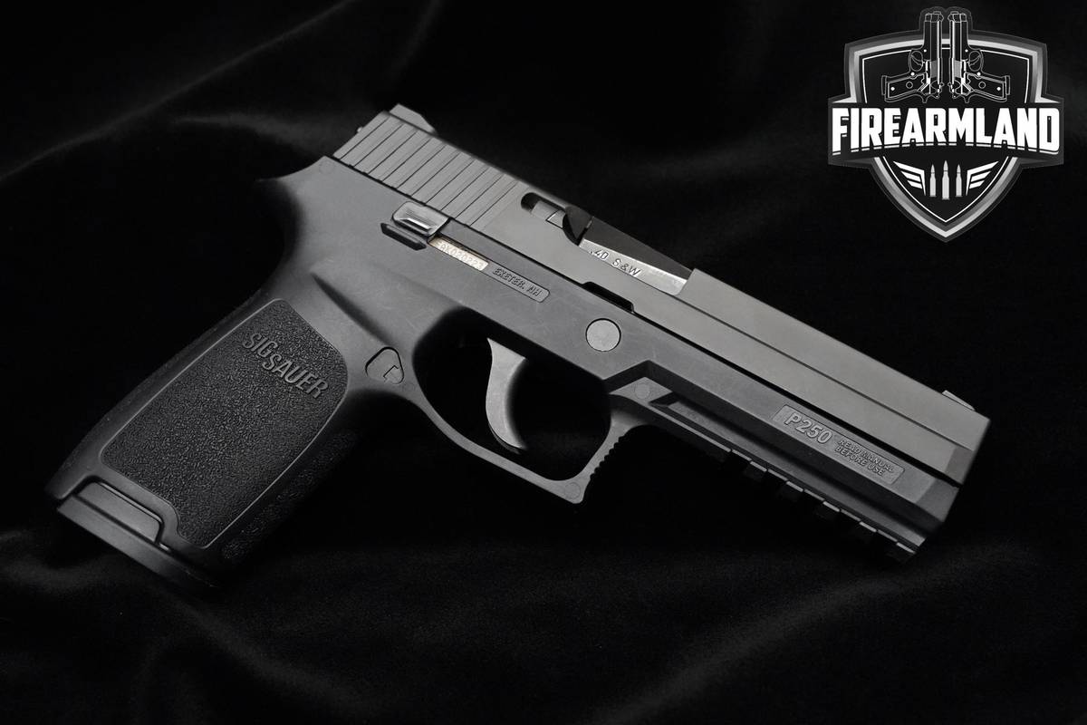 2010 Sig Sauer P250 40 S&W 4.5" Nitron Pistol 3 MAGS & HOLSTER