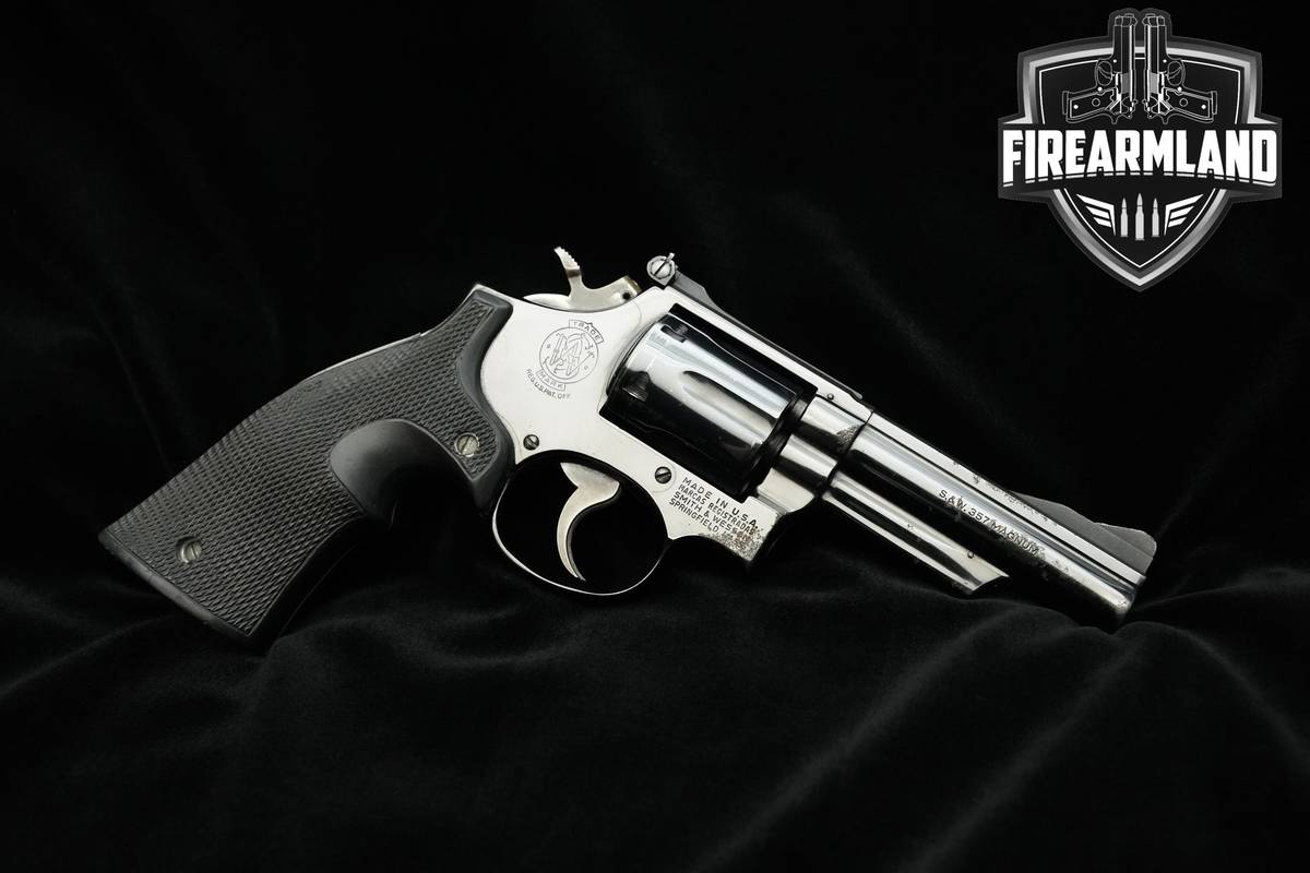 1974 Smith & Wesson S&W Model 19-3 PINNED & RECESSED 357-Mag 4" 19-3 S&W