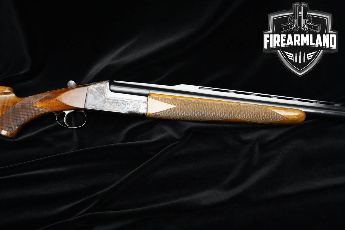 1988 Gamba 7212 Trap 12-Gauge Italy 1rd VENT RIB & CASE HARDENED Shotgun