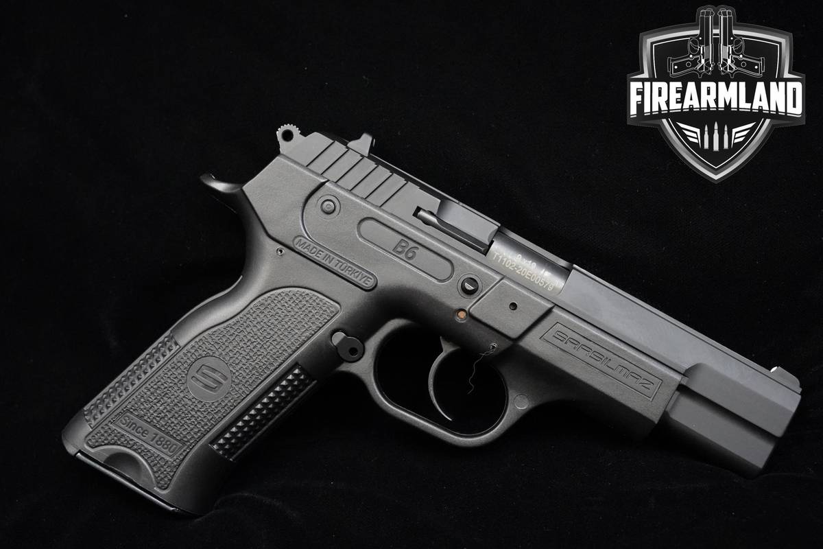 Sarsilmaz (SAR) B6 9mm 4.5" Sarsilmaz B6 B-6 +2 MAGS & ORIG CASE