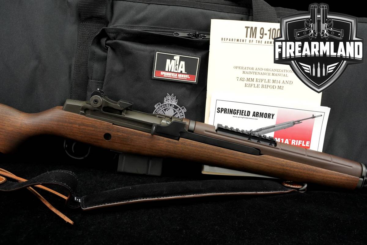 Springfield Armory M1A Scout Squad 308-Winchester 18" +ORIG CASE
