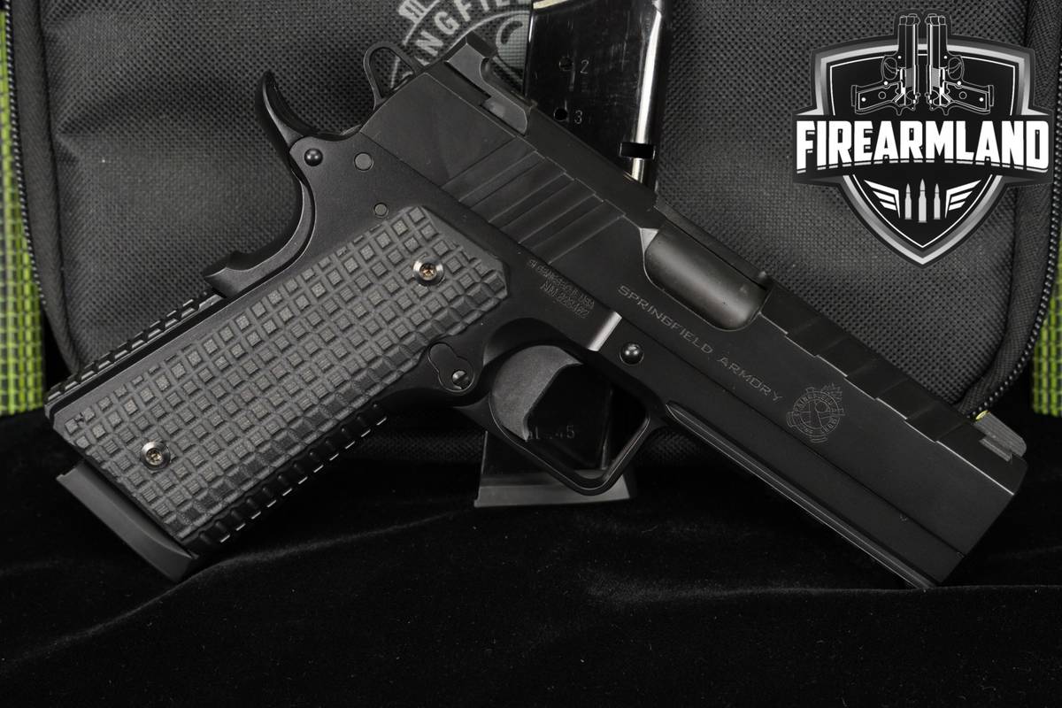 Springfield Armory Emissary All-Black 45 ACP 1911 4.25" +2 MAGS & ORIG CASE