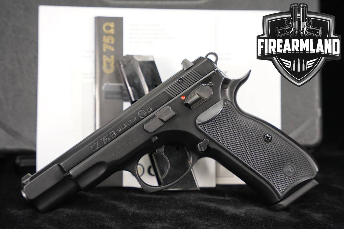 CZ 75 B Omega 9mm 4.6" CZ75B 75B CZ75 +2 MAGS & ORIG CASE