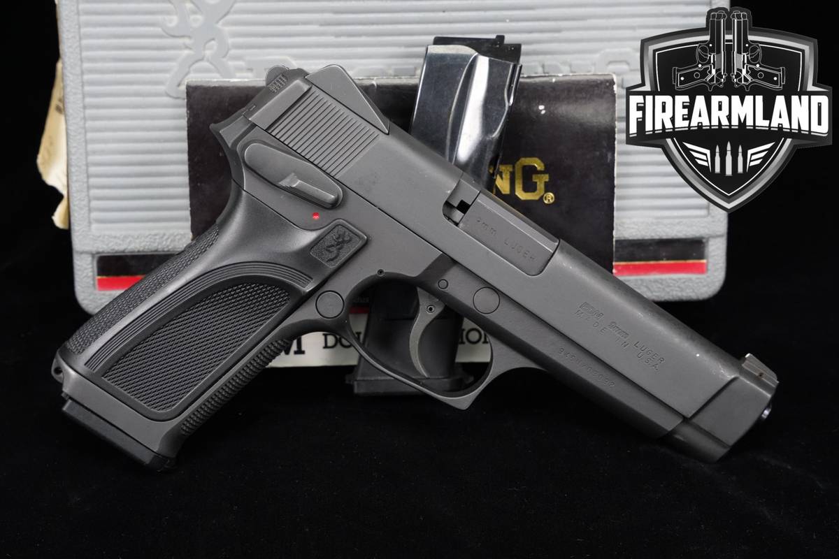 Browning BDM 9mm 4.65" Selectable DAO R/P Selector +2 MAGS ORIG CASE