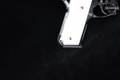 Smith & Wesson (S&W) Model 645 .45 ACP Nickel Plated in Very Good Condition Image 4