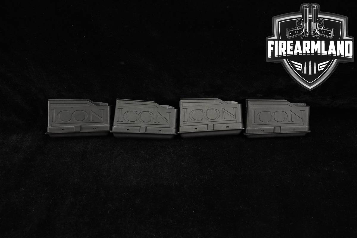 Thompson Center (TC, T/C, TCA) 4x (Four) 3-Round Icon Magazines .308 Win.