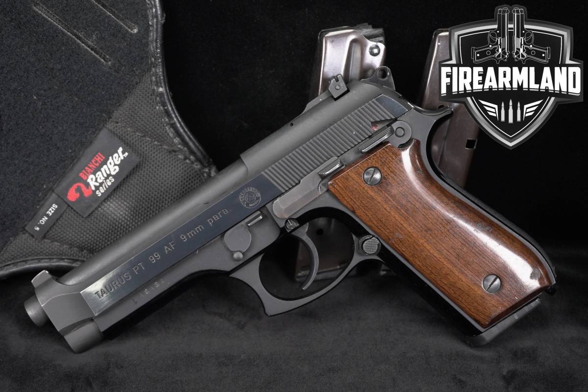 Taurus PT 99 AF 9mm 4.9" PT99 +3 MAGS & HOLSTER
