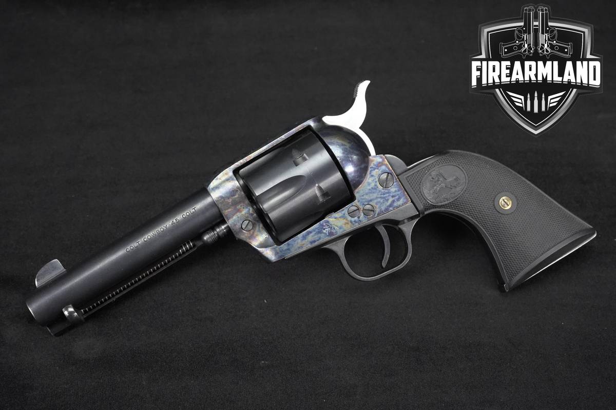 2002 Colt COWBOY 45Colt 4.75" Blued & Case Color Hardened SAA