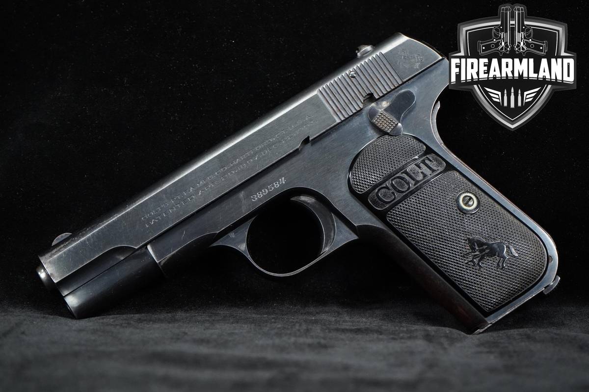 PRE-WAR 1921 Colt Model 1903 Pocket Hammerless Type III 32 ACP 3.75" Blued
