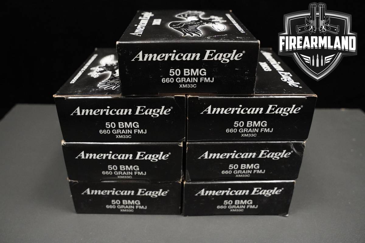 50 BMG Ammo 50-BMG Ammunition 70 ROUNDS