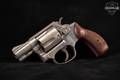 1956 Smith & Wesson (S&W) Chiefs Special Pre-Model 36 .38 Spl. Nickel in Fair Condition Image 2