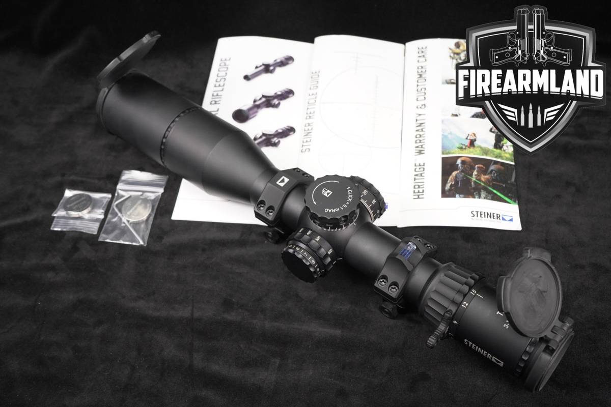 Steiner Optics T5Xi 3-15x50mm FFP Illuminated SCR Reticle MRAD Scope T5 Xi