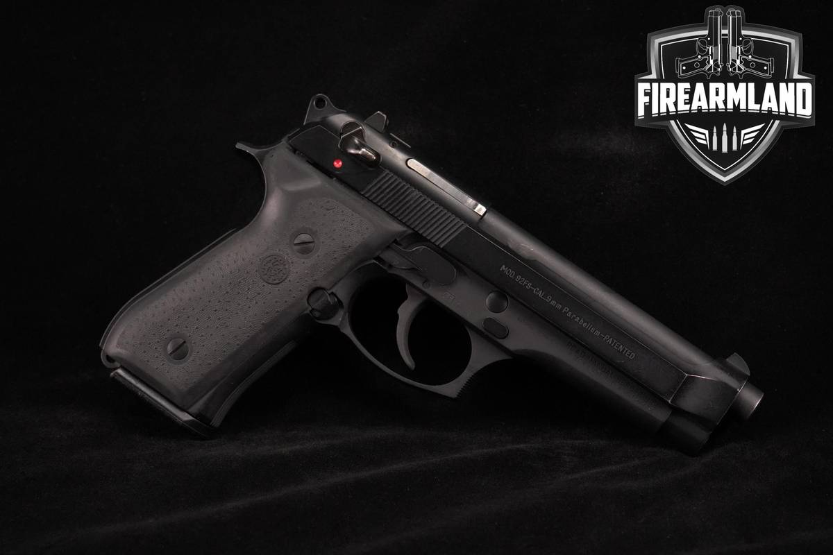 Beretta Model 92FS 9mm 4.9" Black 92-FS +2 MAGS