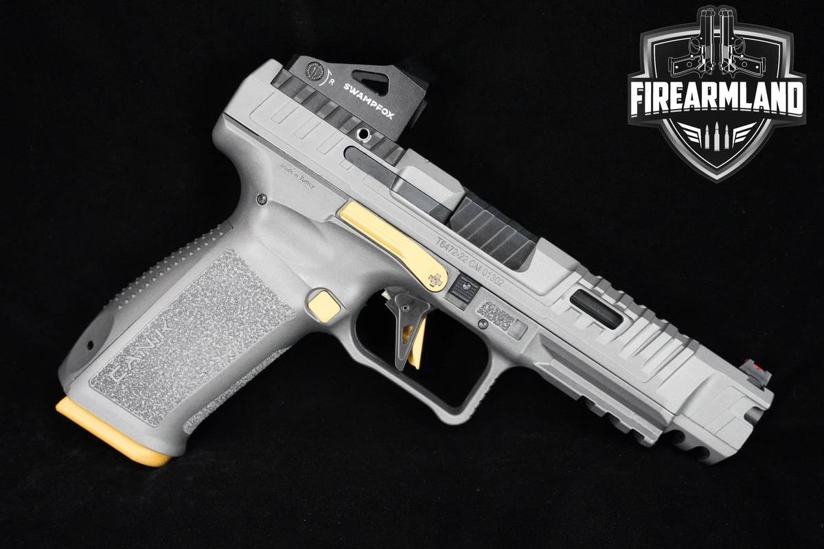 Canik SFX Rival 9mm 5" BBL Rival Grey Cerakote Canik-SFX-Rival SFX-9 +OPTIC