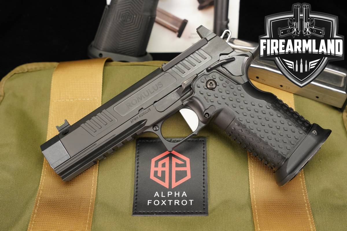 Alpha Foxtrot AF1911 Romulus Optics-Ready COMP 9mm 2011 +2 MAGS, ORIG CASE