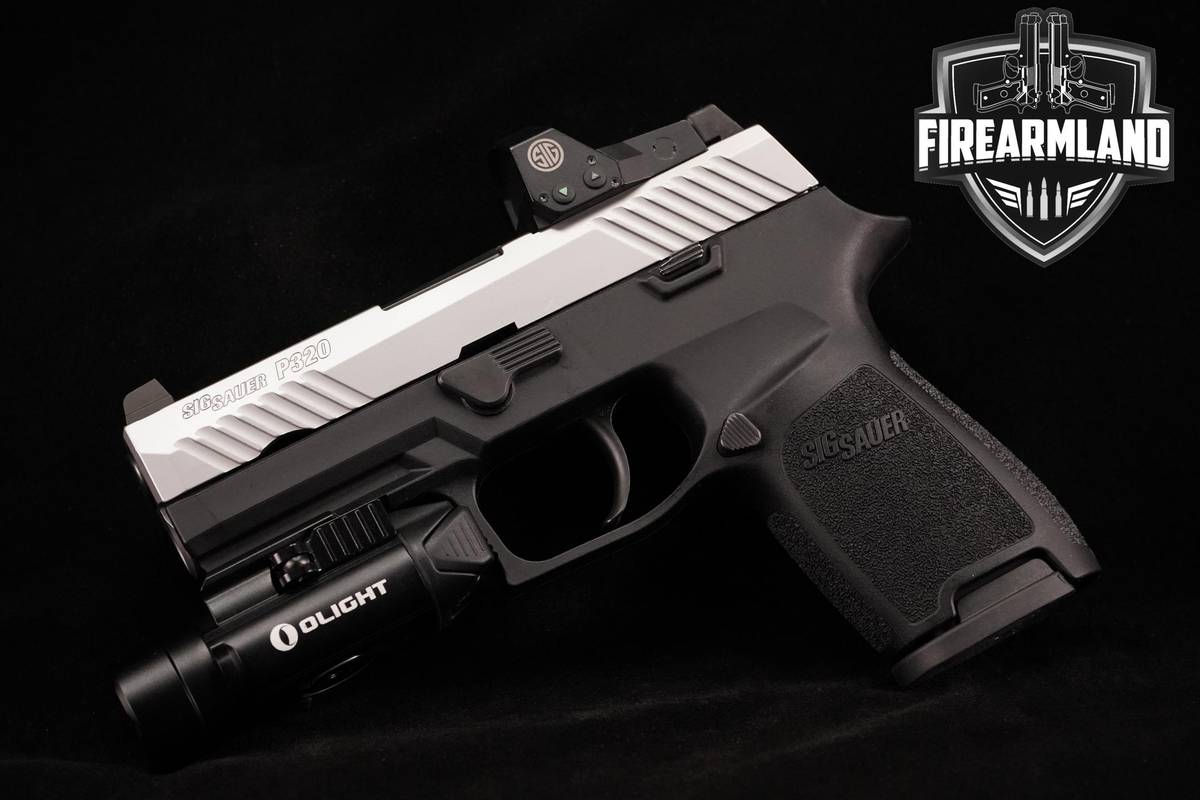Sig Sauer P320 Compact RX 9mm 3.9" Two-Tone P-320 +OPTIC & LIGHT