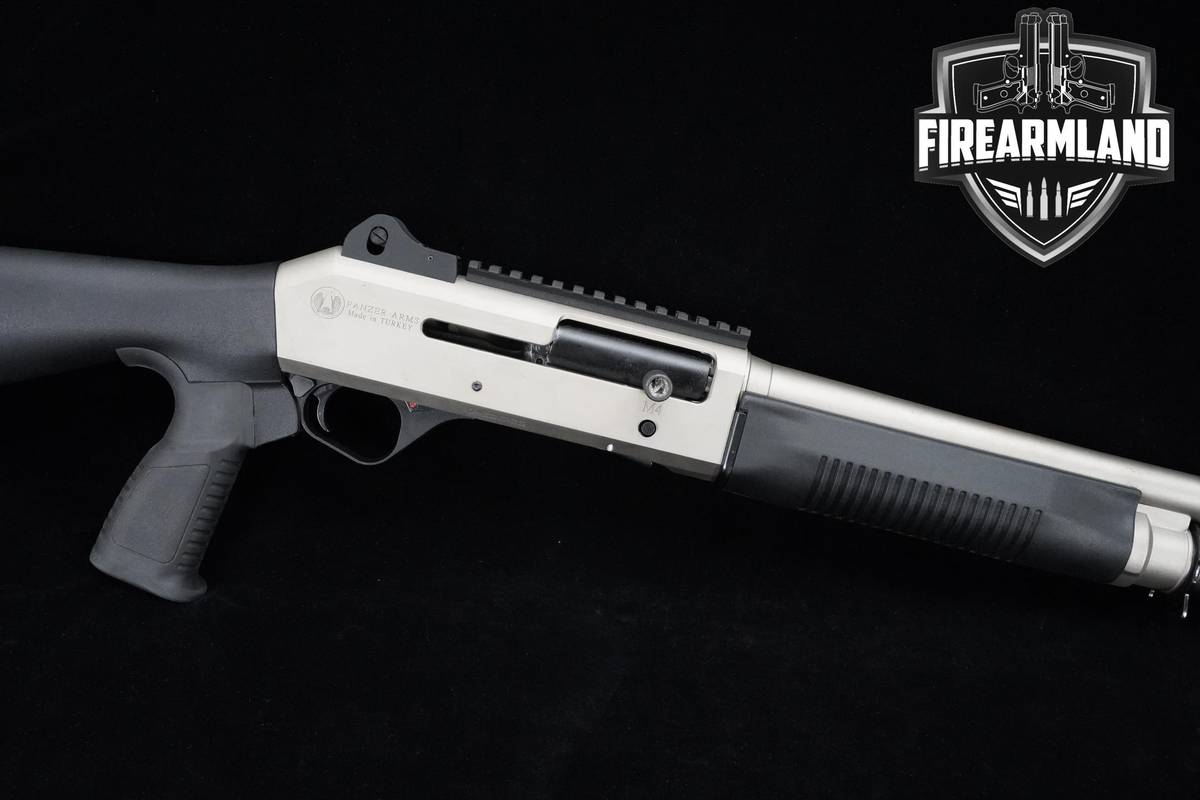 Panzer Arms (PWS) M4 Marine 12-Gauge 18.5" Silver Panzer-M4 M-4